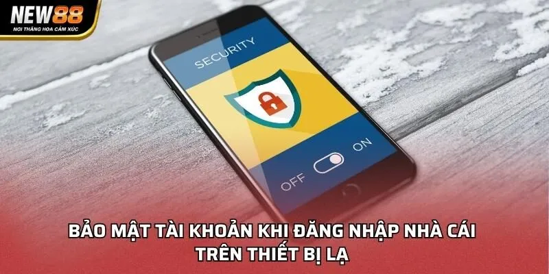 Cảnh báo bảo mật tài khoản khi thực hiện rút tiền NEW88