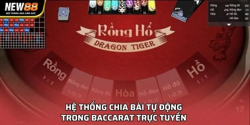 Dealer chia bài cho hai cửa Rồng và Hổ