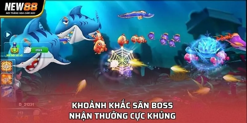 Khoảnh khắc săn boss và nhận thưởng cực khủng