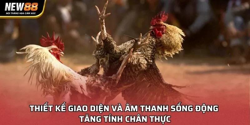 Thiết kế giao diện và âm thanh sống động tăng tính chân thực